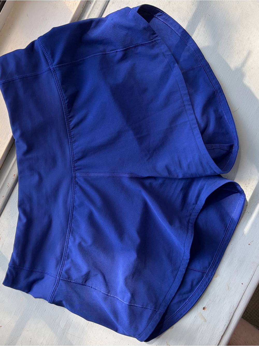 lululemon athletica cobalt blue athletic shorts